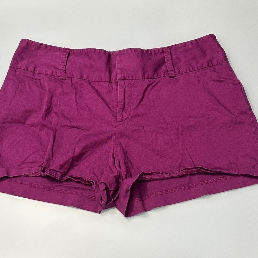 Purple Khaki Shorts